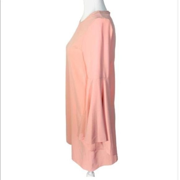 Aqua Casual Dress Crepe Shift - Blush NWT XS Womens - Picture 4 of 8
